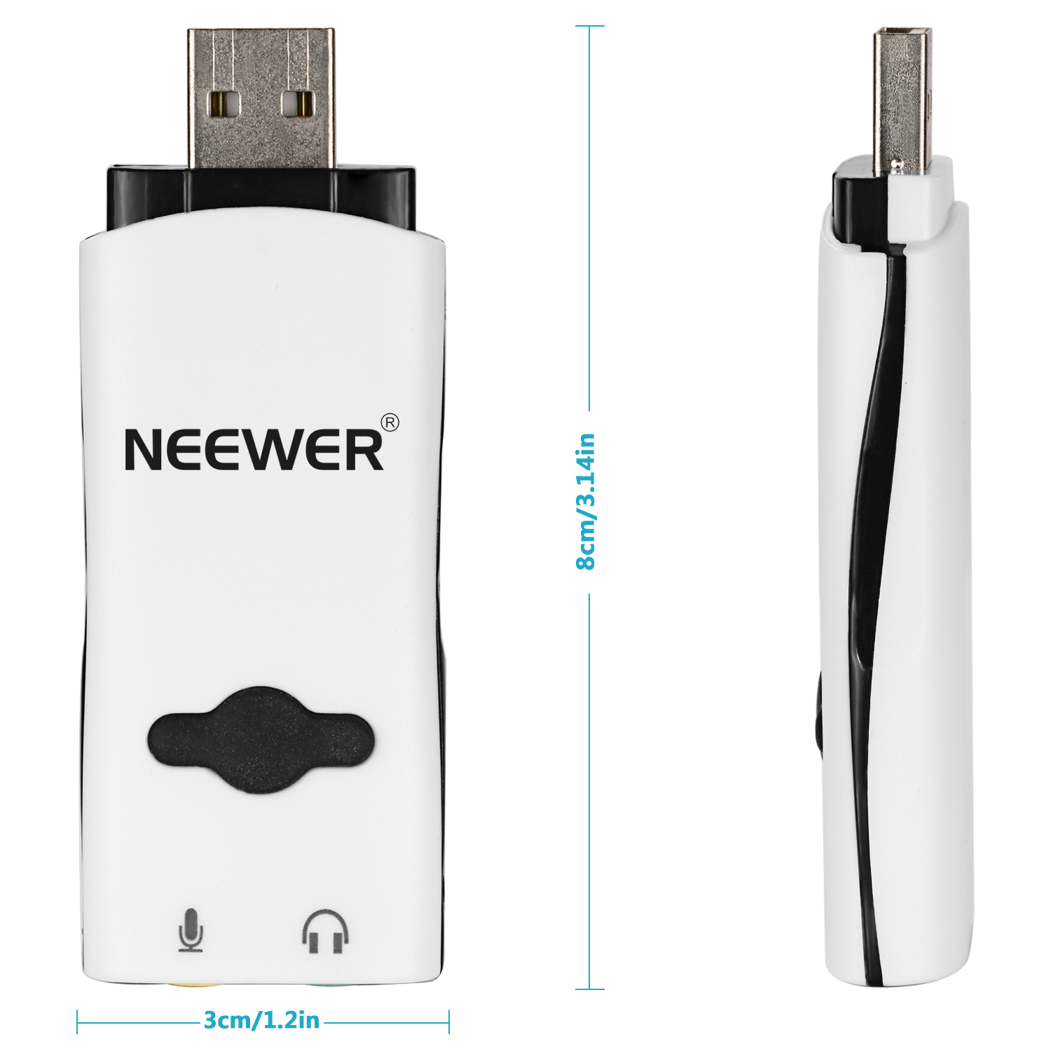 neewer guitar bass to usb link cable adapter for pc/mac recording driver